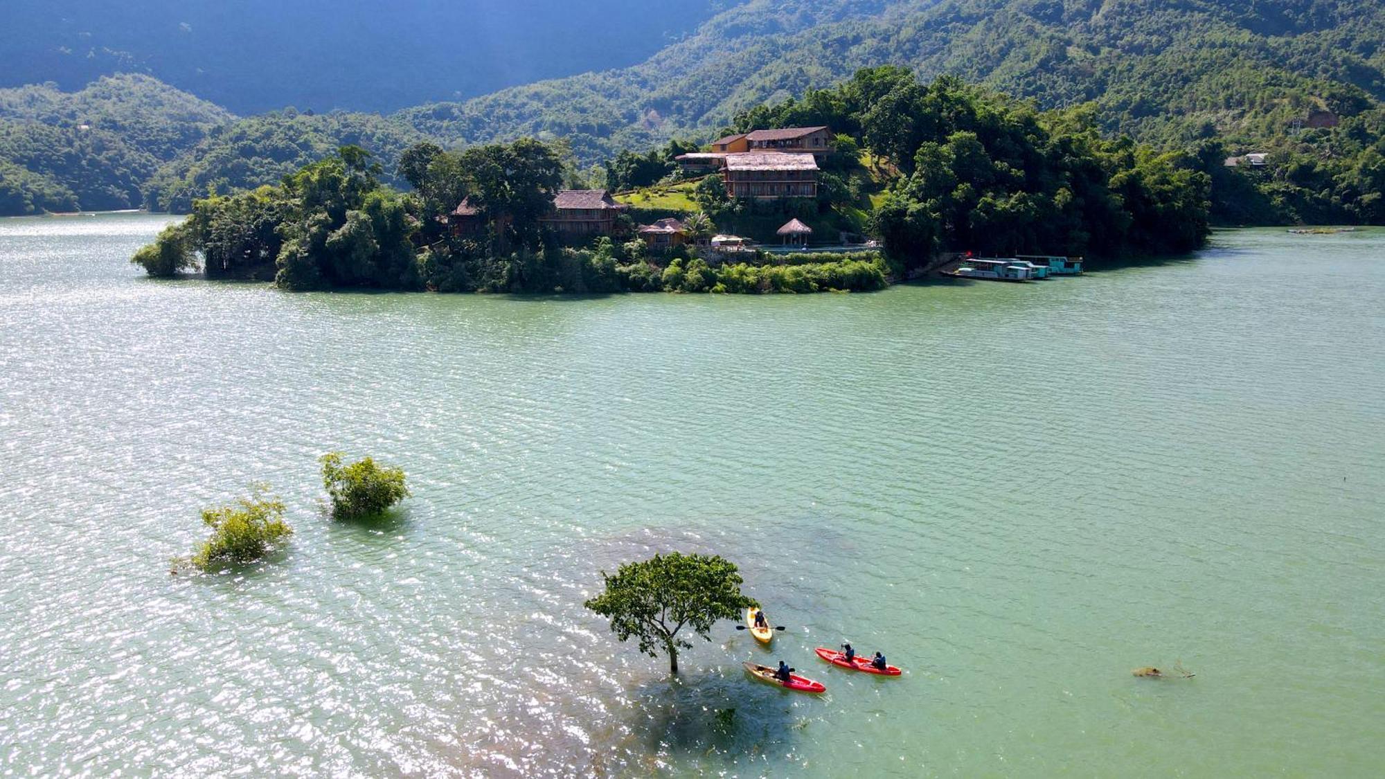 Mai Chau Hideaway Lake Resort Exterior foto